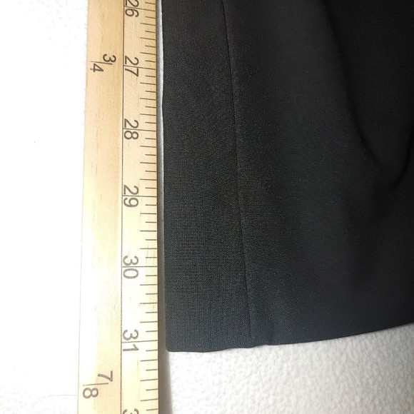 GAP Women's Curvy Black Straight Leg Pants Size 10R Flat Front Stretch - Picture 8 of 8